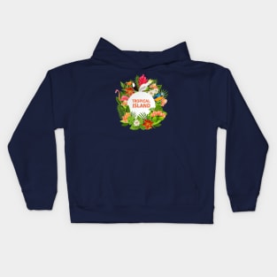 Tropical Island Kids Hoodie